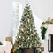 Pre Lit Full Scotch Pine Christmas Tree 1,500 Twinkling Micro LED Lights White & Multicolor, for Holiday Decor and Celebrations